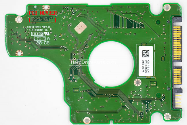 (image for) Samsung HM160HI Hard Drive PCB BF41-00186A