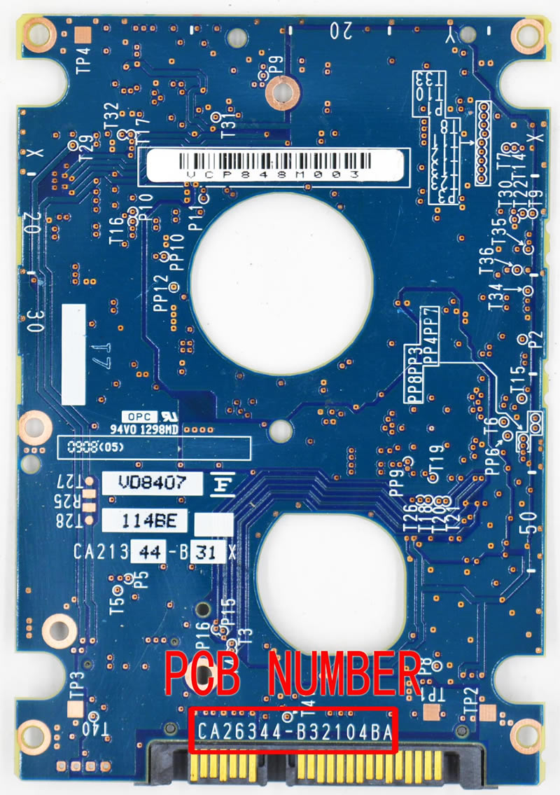 (image for) Fujitsu HDD PCB CA26344-B32104BA