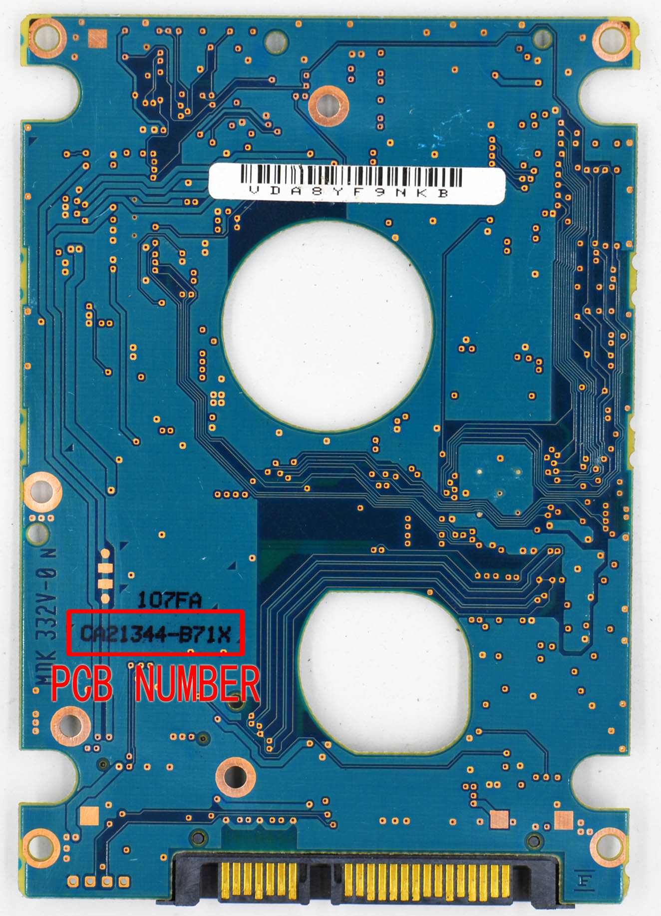 (image for) Fujitsu MPB3064AT PCB Board CA26344-B33104BA