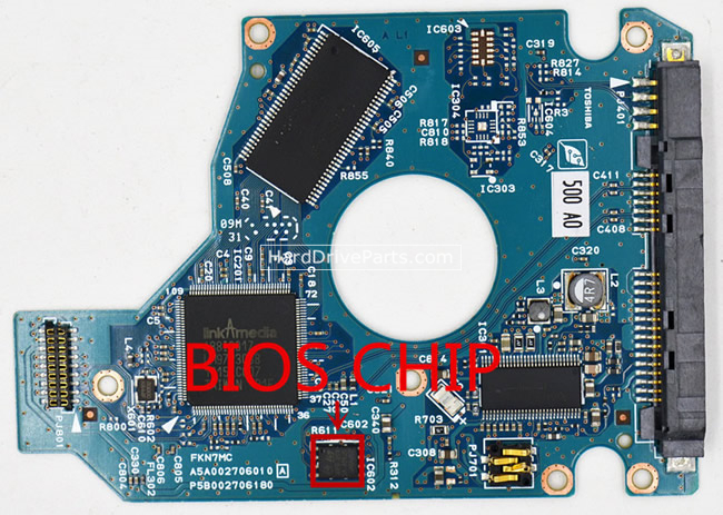 (image for) Toshiba HDD PCB G002706A