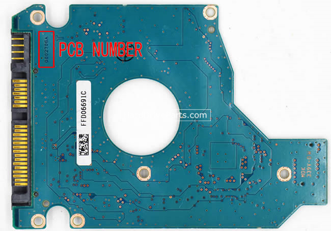 (image for) Toshiba HDD PCB G002706A