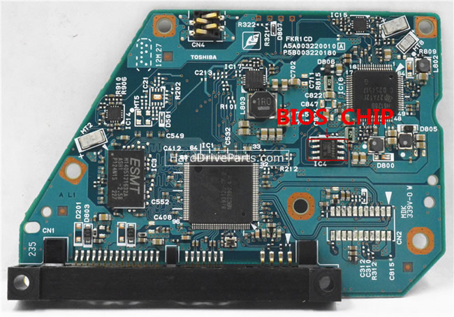 (image for) Toshiba MG03ACA100 PCB Board G003220A