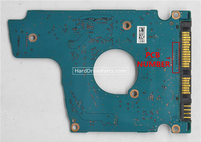 (image for) Toshiba MQ01ABD100 PCB Board G003235B