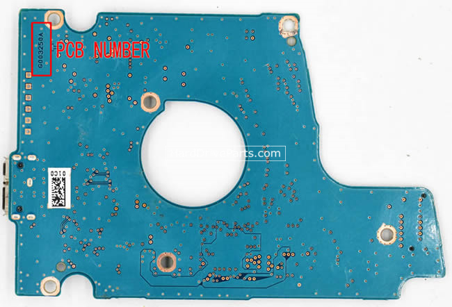 (image for) Toshiba MQ01UBD050 PCB Board G003250A