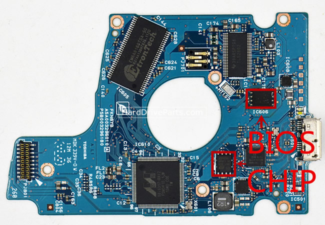 (image for) Toshiba MQ01ABD100 Hard Drive PCB G003296A