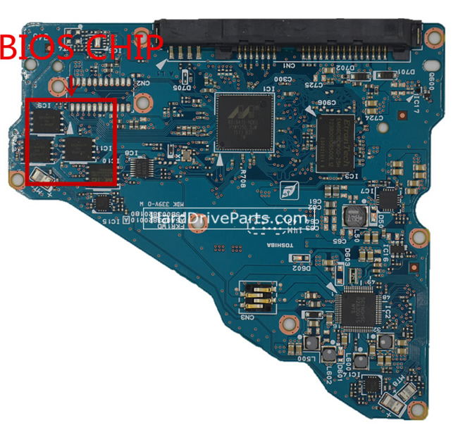 (image for) Toshiba MA04ABA800EK Hard Drive PCB G3820A