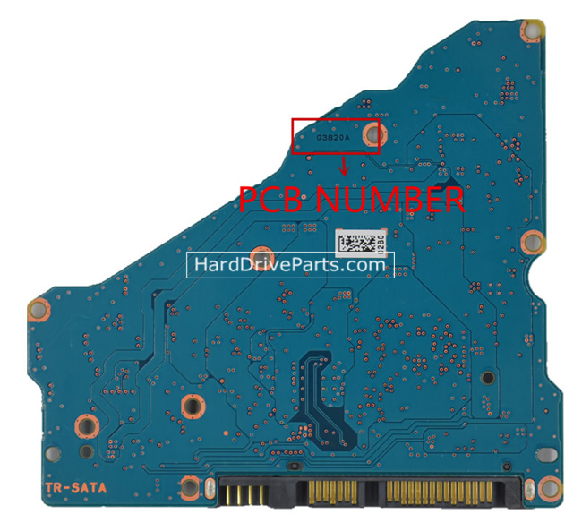 (image for) Toshiba MA04ABA800EK Hard Drive PCB G3820A